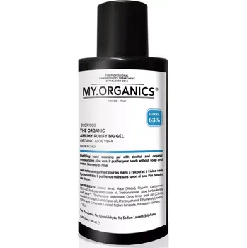 Péče o ruce MY.ORGANICS Antibakteriální dezinfekční gel s aloe vera 150 ml