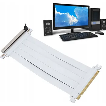 Kabel do PC Prodlužovací kabel PCI-E PCIE 5.0 Express x16 - x16, 20 cm