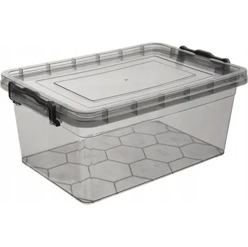 Dóza na potraviny Nádoba na potraviny s víkem šedá GREY 14 l