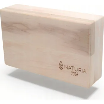 podložka na cvičení Kostka na jógu Tiguar 11,5 x 23,5 x 7 cm hnědá