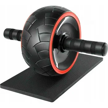 KOLEČKO NA CVIČENÍ BŘIŠNÍCH SVALŮ FITNESS AB WHEEL + MINI PODLOŽKA SADA