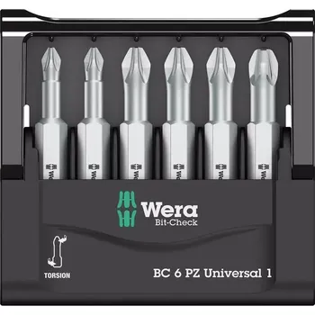 Bit Sada bitů Bit-Check 6 PZ univerzální 1 Wera 05056471001