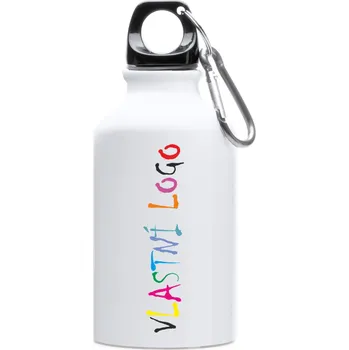 Láhev Stamina Hliníková láhev YACA s vlastním potiskem Barva: bílá