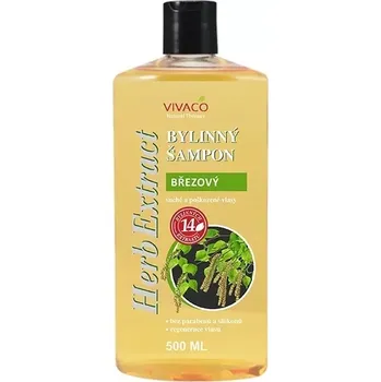 Kosmetika Vivaco Herb extrakt Bylinný šampon Bříza 500 ml