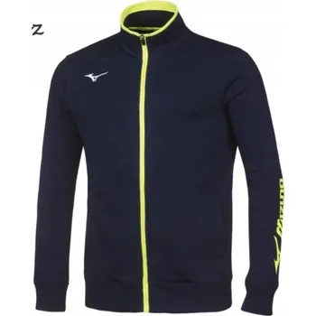 Pánská mikina Pánská běžecká mikina Mizuno Sweat FZ Jacket Navy 17514/S