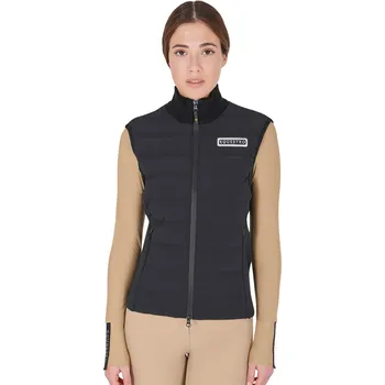 Dámská vesta EQUESTRO Vesta Jersey Equestro, dámská, černá XL