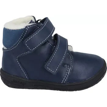 Dívčí tenisky Jonap zimní barefoot boty B4 tmavě modré vlna 23