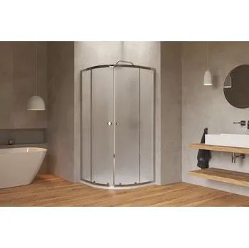 Sprchový kout čtvrtkruh 80x80 cm SAT Project SATBKMUS80CRCH