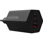 CANYON charger HEXAGON 65 GaN 65W 2xPD 1xQC EU Black