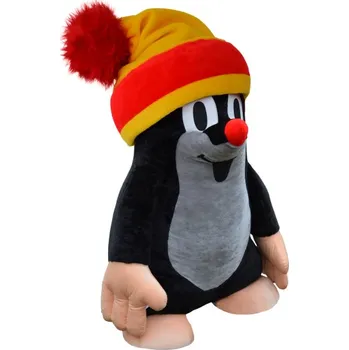 plyšák Moravská Ústředna Krtek Maxi 120 cm kulich červeno-žlutý