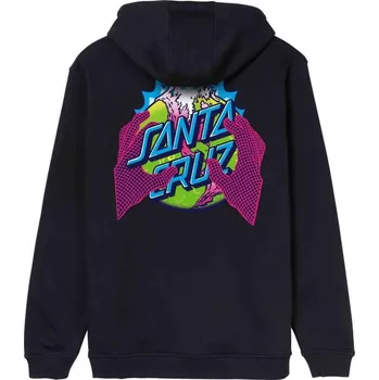 Pánská mikina SANTA CRUZ mikina - Kendall End Of The Dot Hood Black (BLACK) velikost: XL