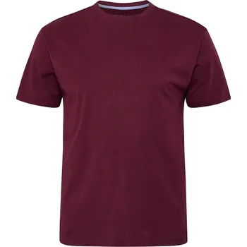 Pánské tričko Pánské tričko NORTH 53107 bordó s potiskem KEEP LIFE krátký rukáv 5XL - 8XL NORTH - 6XL