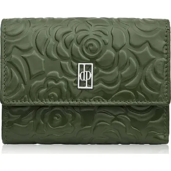 Peněženka Paolo Peruzzi peněženka z pravé kůže zelená - dámská