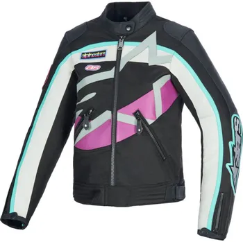 Moto bunda Alpinestars 331 0126 1612 Idles black/off white/purple vel. L