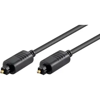 Síťový kabel MicroConnect Toslink optický kabel 1m černá (TT610BKAD)