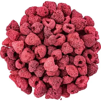 Sušená potravina Maliny lyofilizované celé váha 100g