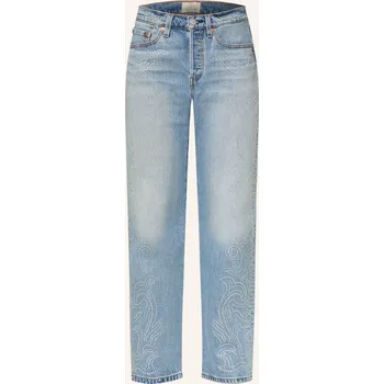 Dámské džíny Levi's® Dámské Straight Džíny 501 Curve S Ozdobnými Kamínky,...