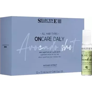 Vlasová regenerace SELECTIVE PROFESSIONAL Oncare Daily Avocado Shot 12 pcs x 13ml