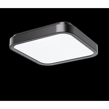 Stropní Svítidlo stropní LED koupelnový černý čtvercový 25 cm IP44 4000K Rabalux