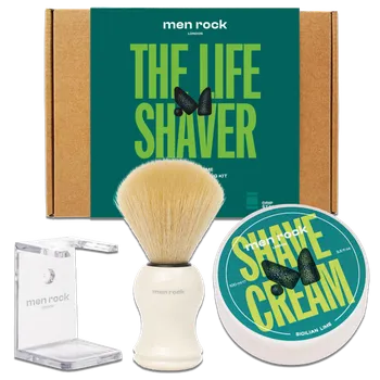 Kosmetická sada Men Rock The Life Shaver Lime Set