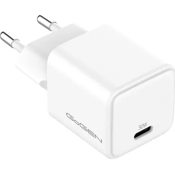 GoGEN Nabíječka do sítě ACHPD130, USB-C PD 30W - bílá
