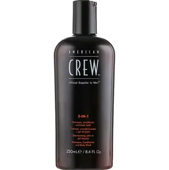 Šampon American Crew Classic 3in1 Shampoo, Conditioner and Bodywash 250 ml
