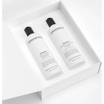Kosmetická sada Organicals REMEDY Revitalizing&Fortyfing Set - Matè, Guaranà, Camomille & Millet Shampoo 250 ml + Cream 250 ml