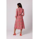 BeWear Každodenní šaty B259 Červená Regular Fit XL