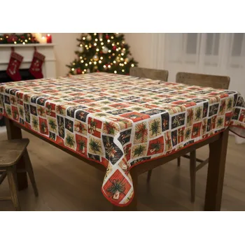 ubrus Vánoční ubrus na stůl NATALE SPLASH I. různé rozměry Mybesthome Rozměr: 120x160 cm