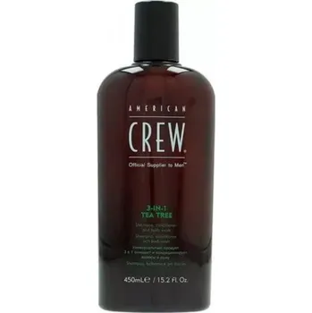 Šampon American Crew 3in1 Tea Tree 450 ml