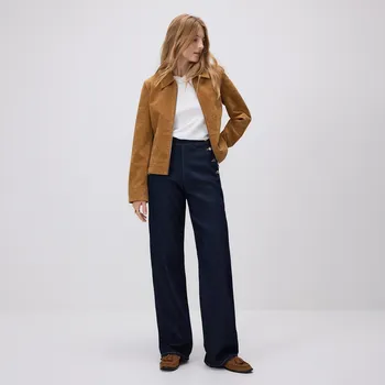 Reserved - Džíny wide leg - tmavomodrá - 565GE-59J - 565GE-59J-40