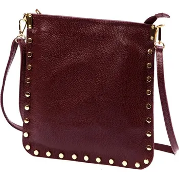 Kabelka Kožená kabelka Luka 26-003 DOLLARO - bordo