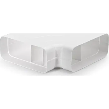 Příslušenství pro digestoř Faber 150 mm F-RBH 150 Koleno horizontální s vodícími lamelami 90 stupňů AFC4043003