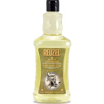 Šampon REUZEL 3-in-1 Tea Tree Shampoo-Conditioner-Body Wash 1000 ml