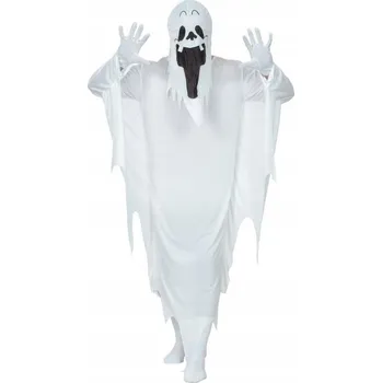 Karnevalový kostým Kostým pro dospělé Duch (hábit, kapuce), vel univ.
