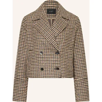 Dámský blejzr Oui Dámská Bunda Hranatého Střihu S Třpytivou Přízí, černá /...