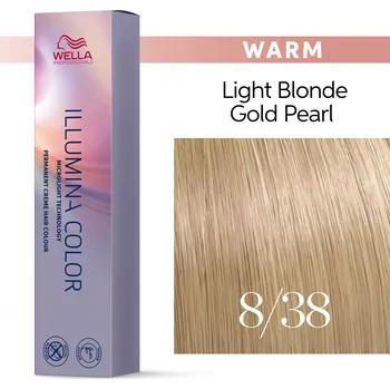 Barva na vlasy Wella Professionals Illumina Color 60ml Odstín: 8/38