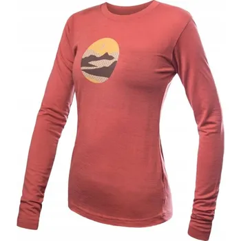 Dámské tričko Sensor Merino Active Triglav dámské funkční triko s dlouhým rukávem terakota XL