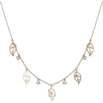 Náhrdelník Pozlacený řetízek zdobený lístky Brosway (Náhrdelník Brosway Leaves for Life)
