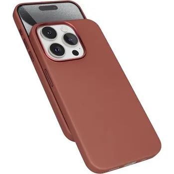 Pouzdro na mobilní telefon Epico Mag+ kožený kryt iPhone 15 Pro - hnědá