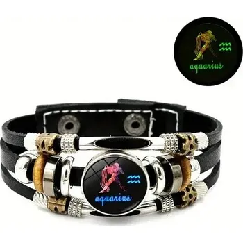 Náramek Náramek znamení - vodnář - svítí ve tmě (3)