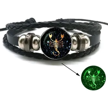 Náramek Náramek znamení - štír - svítí ve tmě (2)