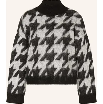 Dámský svetr Hugo Dámský Svetr Swan, světle šedá / černá, 34