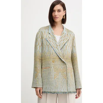 Dámské sako Sako Forte Forte 14006.my.coat modrá 55X, vel. 38