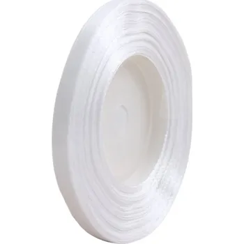Stuha Stuha dárková bílá hladká, 6mm*32m