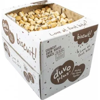 Pamlsek pro psa Duvo+ Biscuit křupavé rolky s masovou náplní 10kg