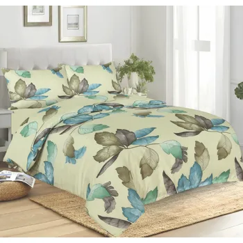 JAHU Povlečení mikrosatén - Sienna (140x200, 70x90cm)