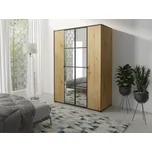 Jurek Oslo I 150 cm dub artisan/černá