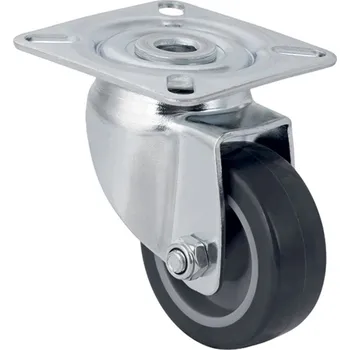 Nábytkové kování Walteco Kolečko přístrojové pro tvrdé podlahy, otočné, pr. 50mm