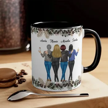 Hrnek - Nejlepší kamarádka / matka - Až 4 lidé Růžová